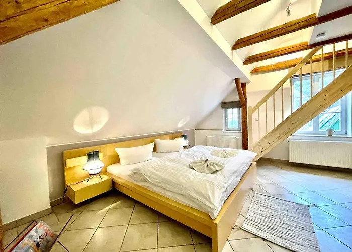 公寓 Monsei - Herzstueck In Bad Schandau, Lage, Modern, Mit Parkplatz!