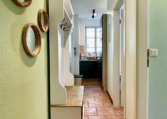 公寓 Monsei - Herzstueck In Bad Schandau, Lage, Modern, Mit Parkplatz! 巴特尚道