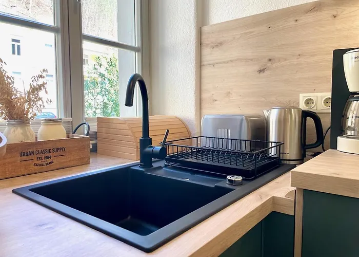 公寓 Monsei - Herzstueck In Bad Schandau, Lage, Modern, Mit Parkplatz!